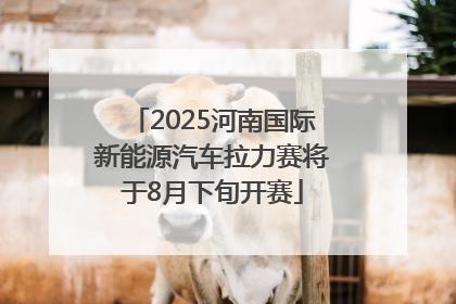 2025河南国际新能源汽车拉力赛将于8月下旬开赛