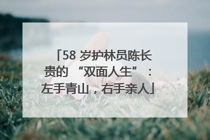 58 岁护林员陈长贵的 “双面人生”：左手青山，右手亲人