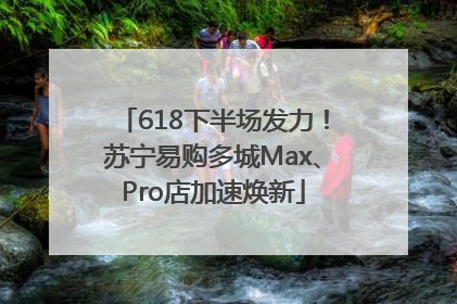 618下半场发力！苏宁易购多城Max、Pro店加速焕新